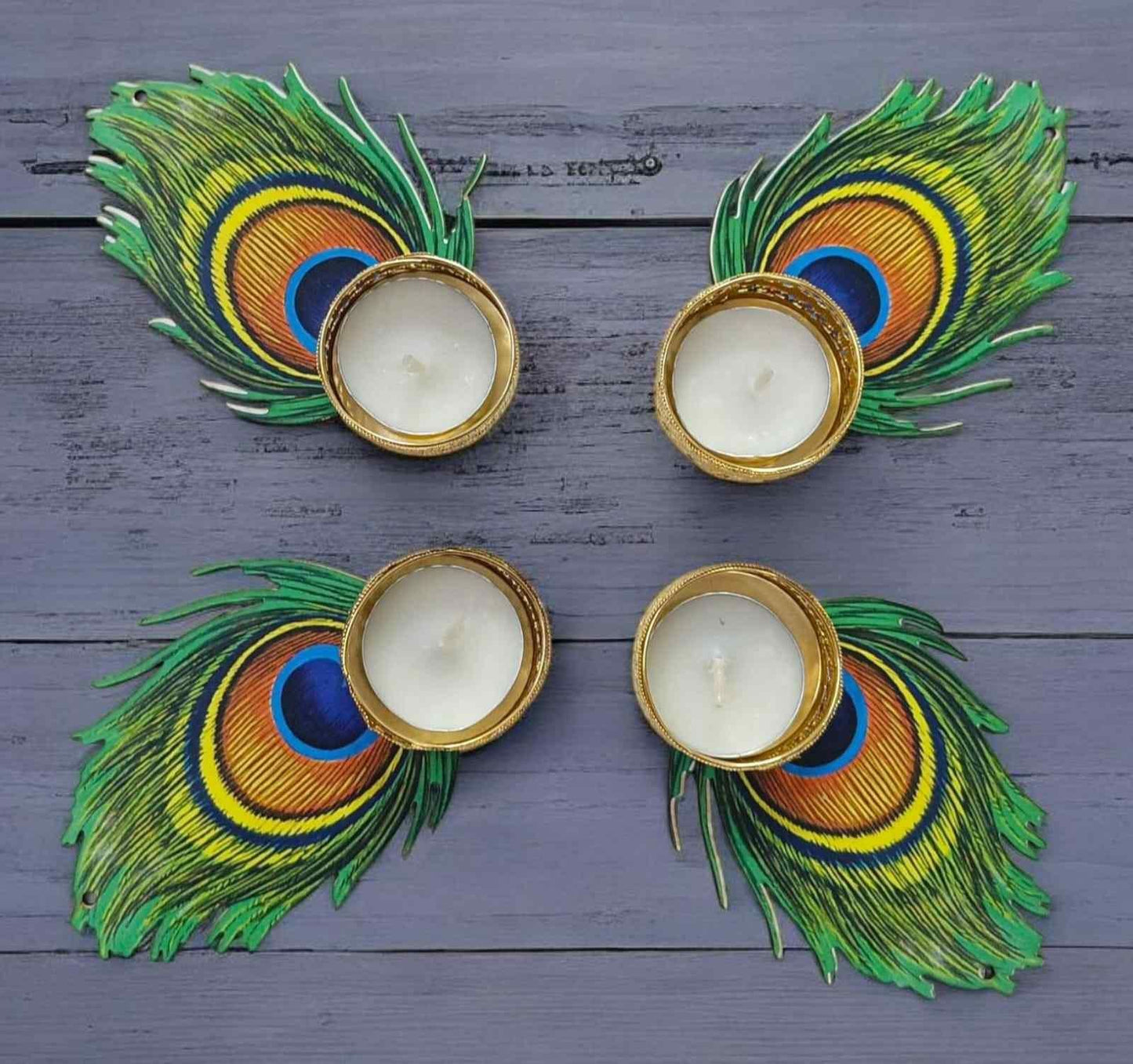 Morpankh Tealight Candle Holder – Pack of 4 Decorative Home Decor Accents