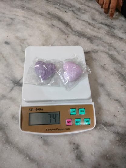 3D Heart-Shaped Scented Candles (Pack of 2) – Romantic Aromatherapy Gift Set