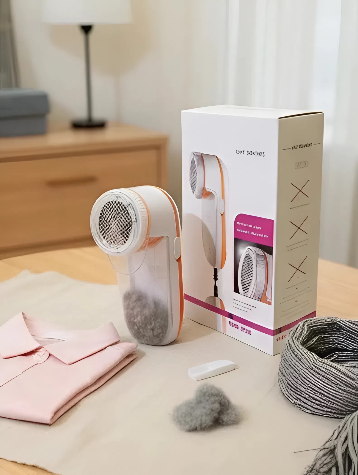 SE® 01 Premium Fabric Lint Remover – Rechargeable & Portable Fuzz Cleaner