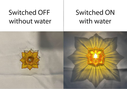 Electric Water Sensor LED Diyas – Pack of 6 / 12 / 24 with Smart Water Sensing Technology